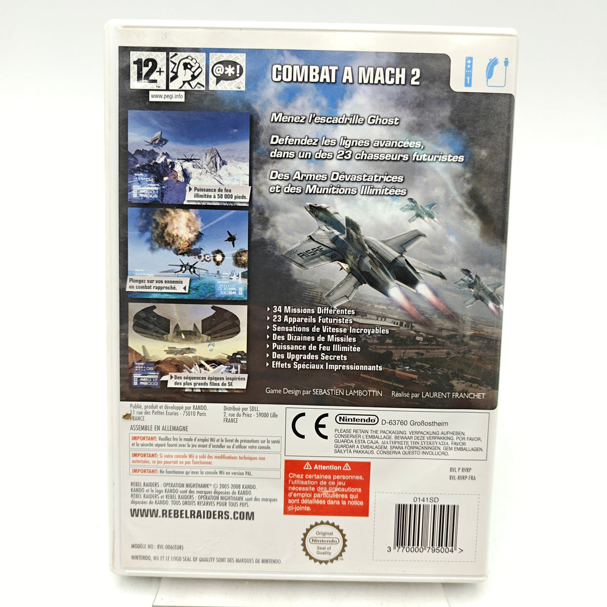 REBEL RAIDERS: OPERATION NIGHTHAWK - NINTENDO WII