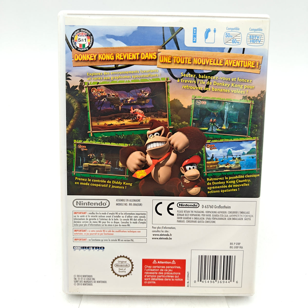 DONKEY KONG COUNTRY RETURNS - NINTENDO WII