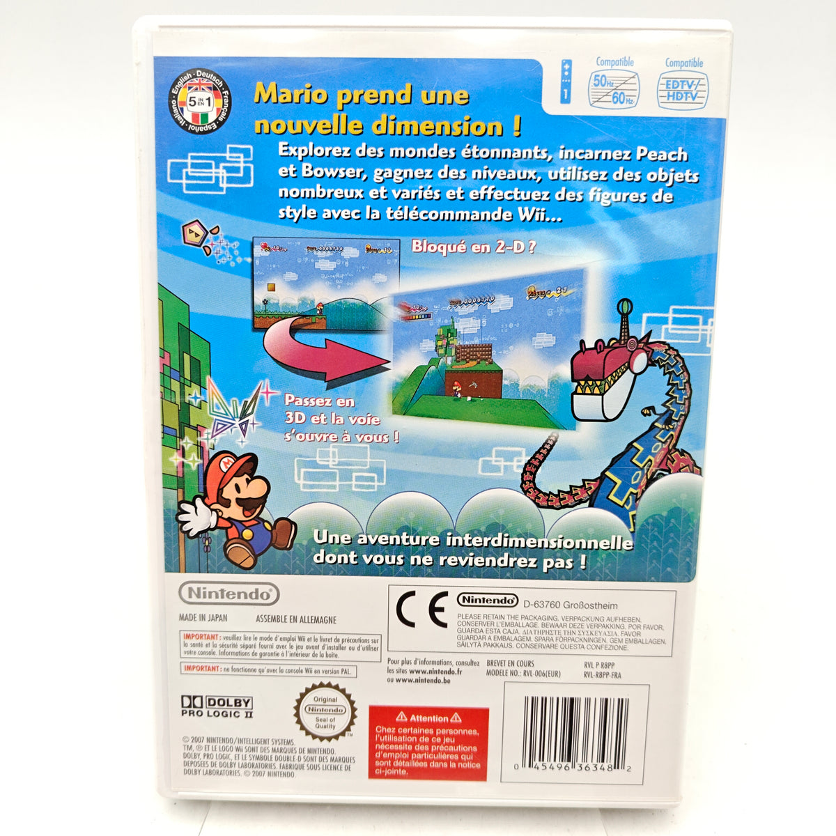 SUPER PAPER MARIO - NINTENDO WII
