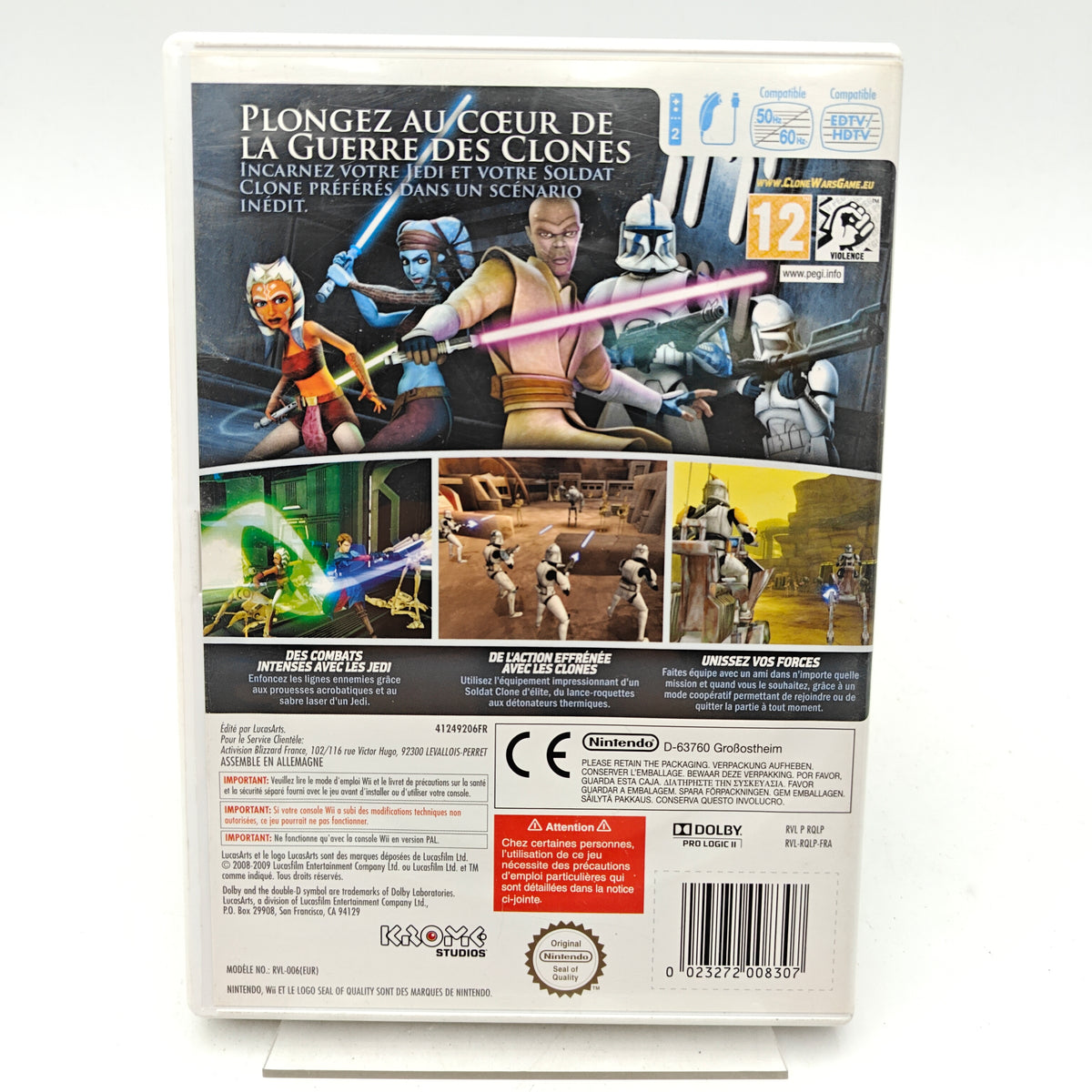 STAR WARS: THE CLONE WARS – LES HÉROS DE LA RÉPUBLIQUE - NINTENDO WII