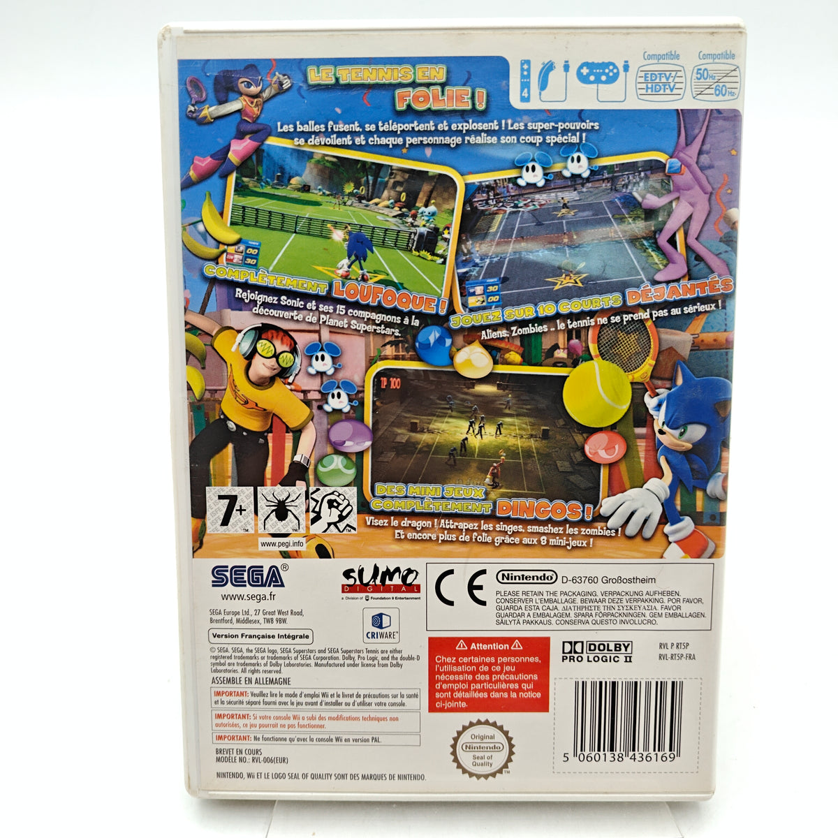 SEGA SUPERSTARS TENNIS - NINTENDO WII