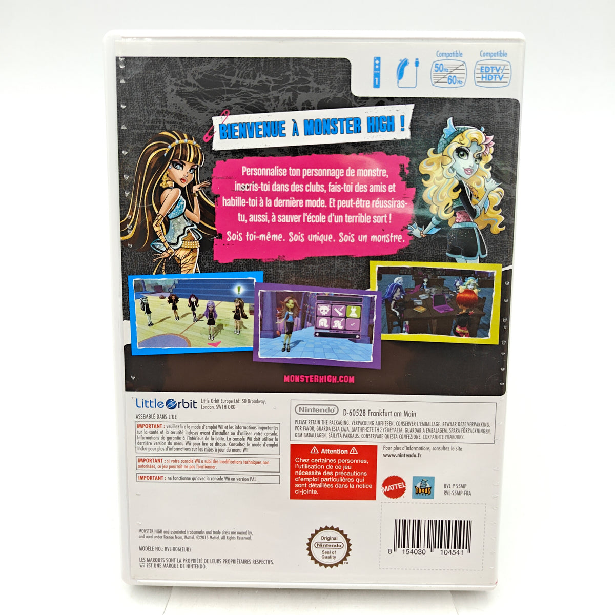 MONSTER HIGH - NINTENDO WII