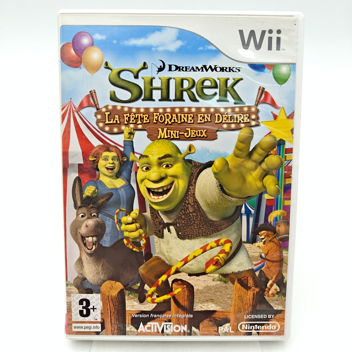 SHREK : LA FÊTE FORAINE EN DÉLIRE – MINI-JEUX - NINTENDO WII