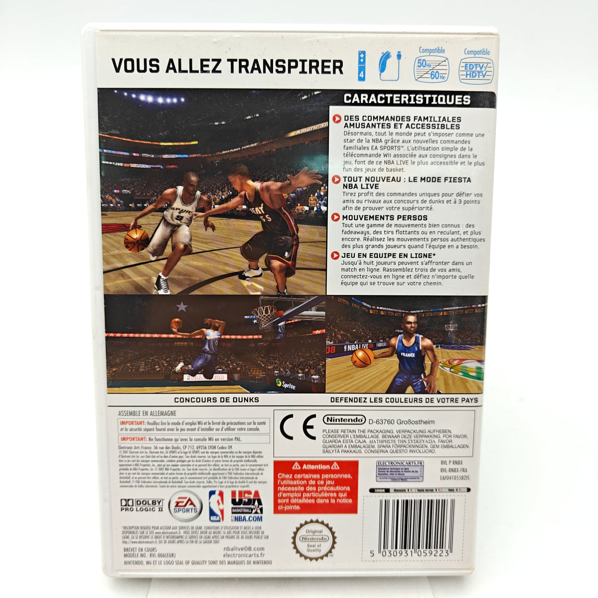 NBA LIVE 08 - NINTENDO WII