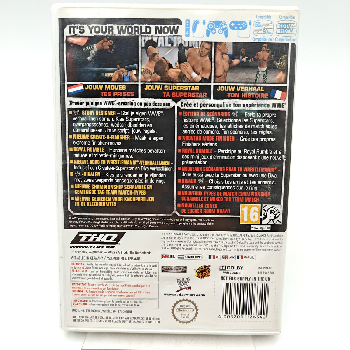 WWE SMACKDOWN VS. RAW 2010 - NINTENDO WII