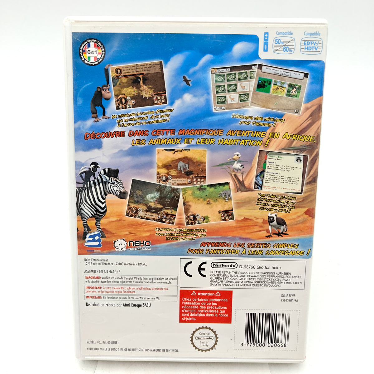 SAFARI ADVENTURES: AFRIQUE - NINTENDO WII