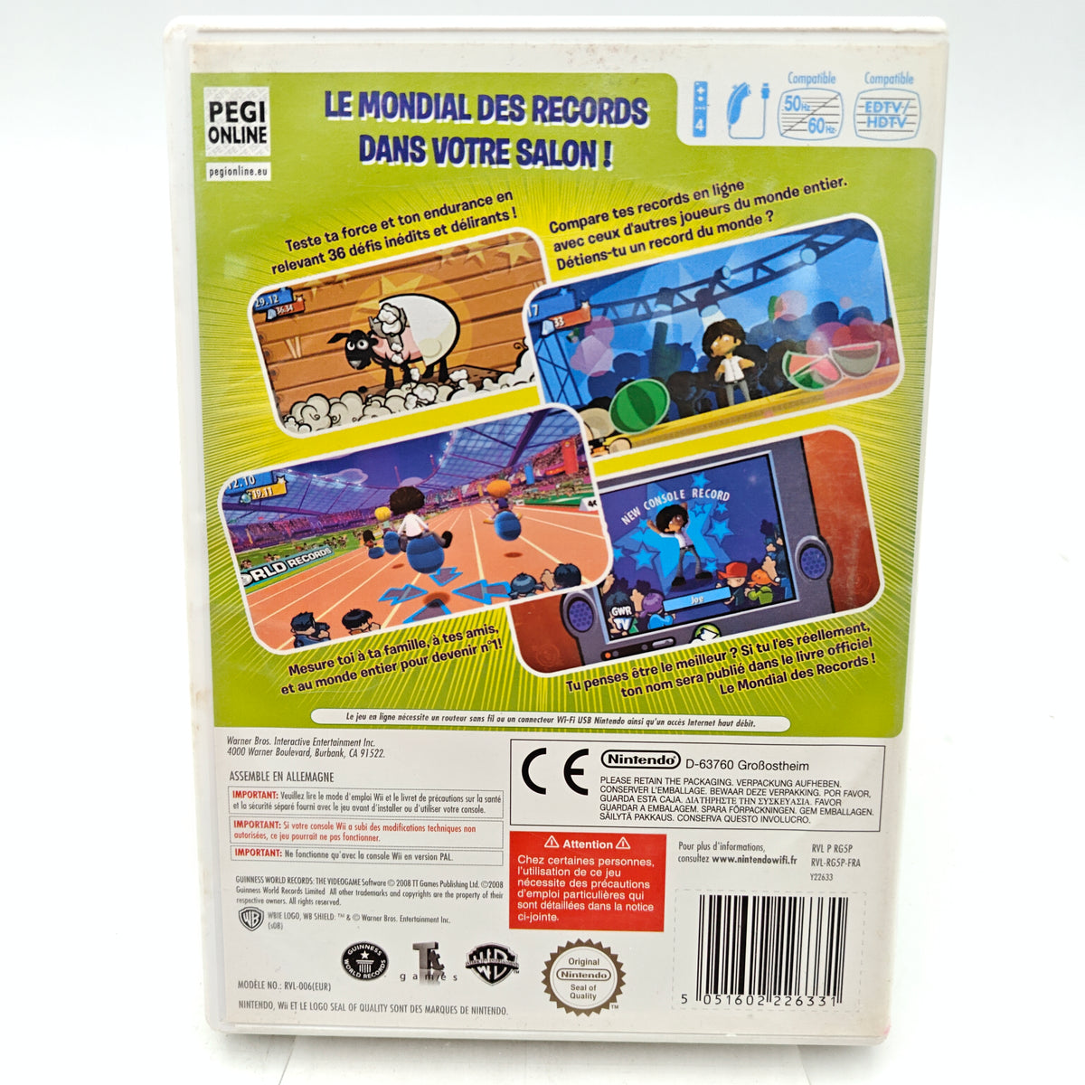 LE MONDIAL DES RECORDS : JEU VIDÉO OFFICIEL - NINTENDO WII
