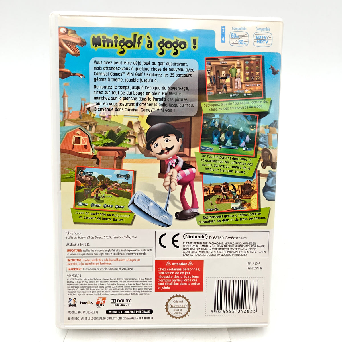 CARNIVAL : FÊTE FORAINE – MINI-GOLF - NINTENDO WII