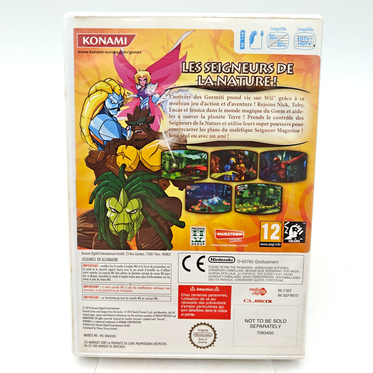 GORMITI : LES SEIGNEURS DE LA NATURE ! - NINTENDO WII