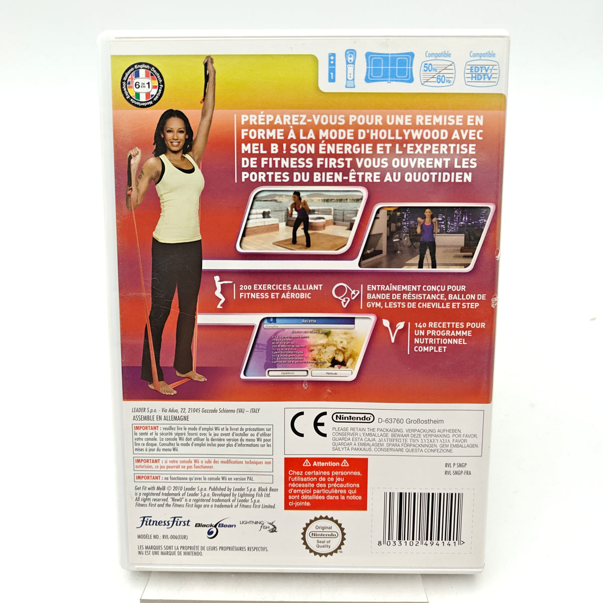 GET FIT WITH MEL B - NINTENDO WII