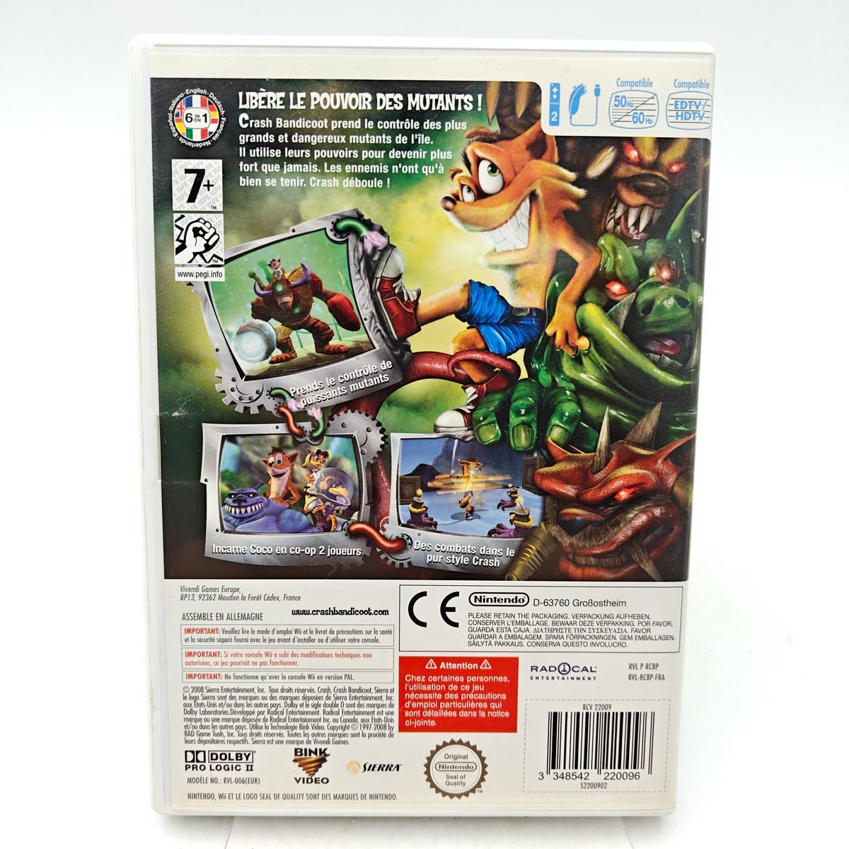 CRASH : GÉNÉRATION MUTANT - NINTENDO WII
