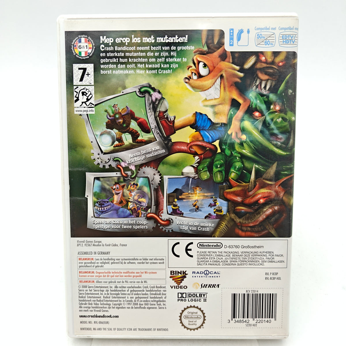 CRASH: MIND OVER MUTANT - NINTENDO WII
