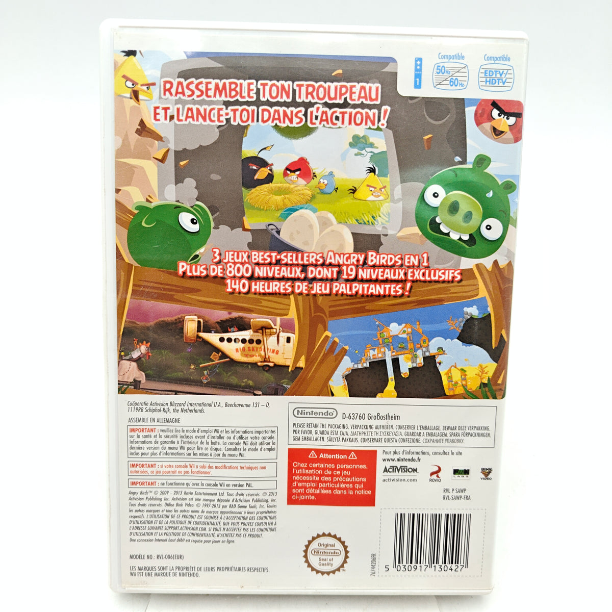 ANGRY BIRDS TRILOGY - NINTENDO WII