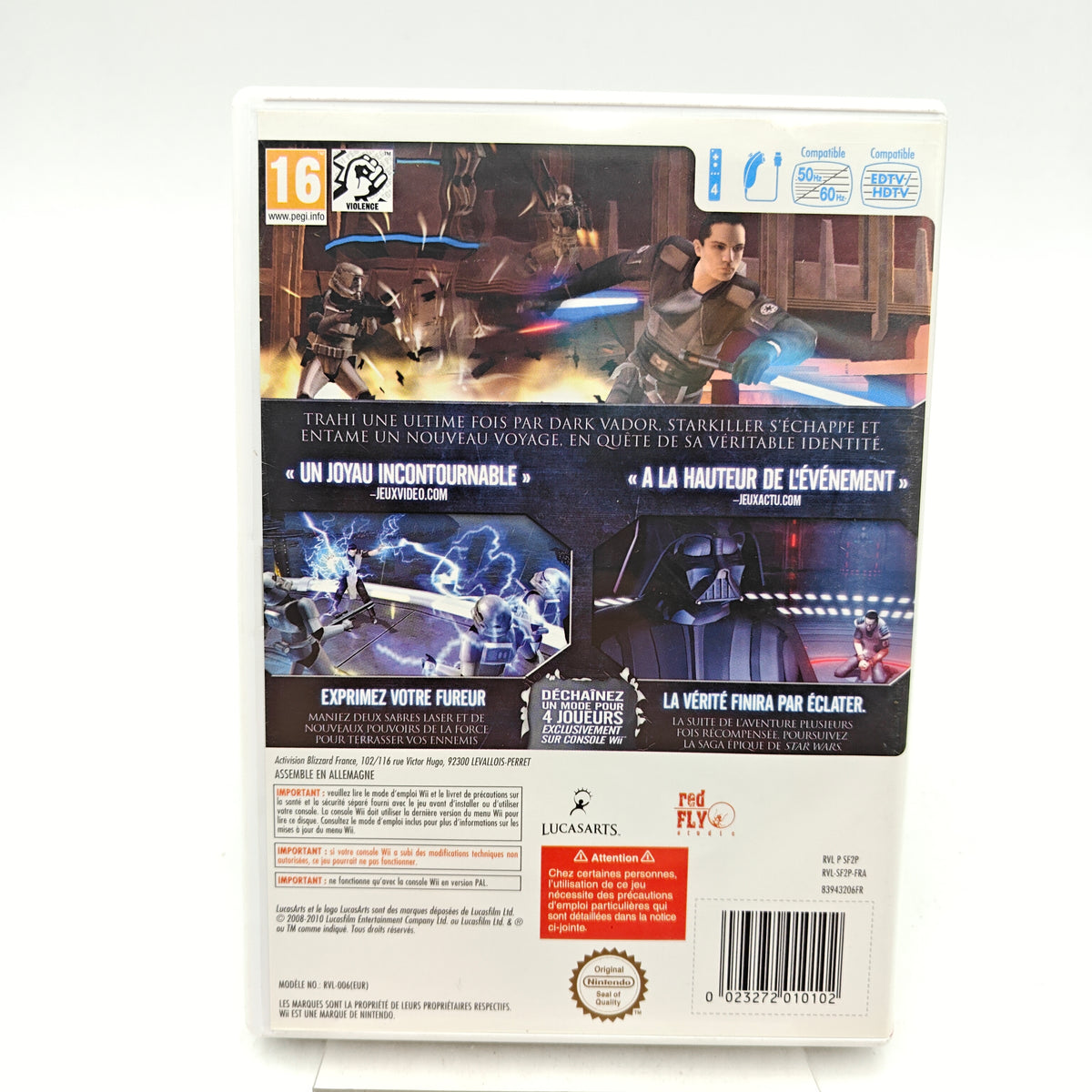 STAR WARS : LE POUVOIR DE LA FORCE II - NINTENDO WII