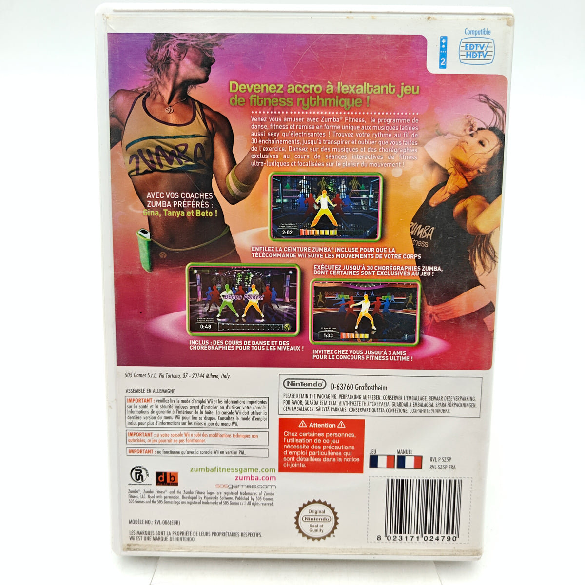 ZUMBA FITNESS - NINTENDO WII