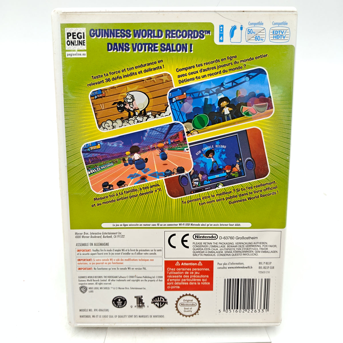 GUINNESS WORLD RECORDS: THE VIDEOGAME - NINTENDO WII