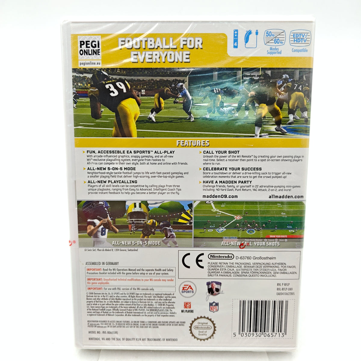 MADDEN NFL 09 (NEUF) - NINTENDO WII