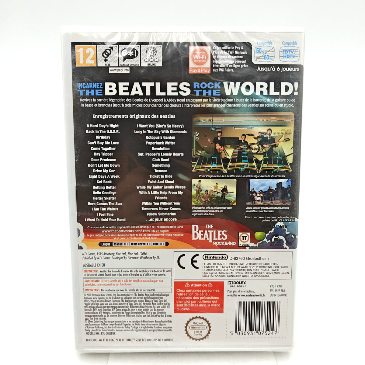 THE BEATLES: ROCK BAND (NEUF) - NINTENDO WII