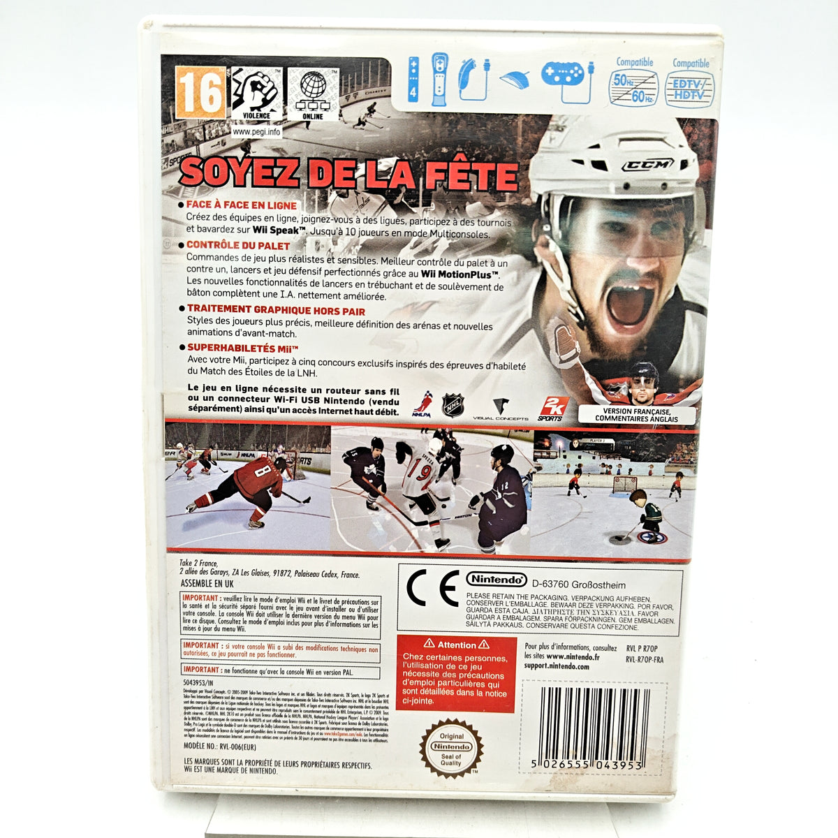 NHL 2K10 - NINTENDO WII