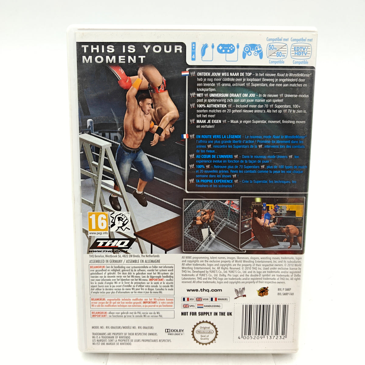 WWE SMACKDOWN VS. RAW 2011 - NINTENDO WII