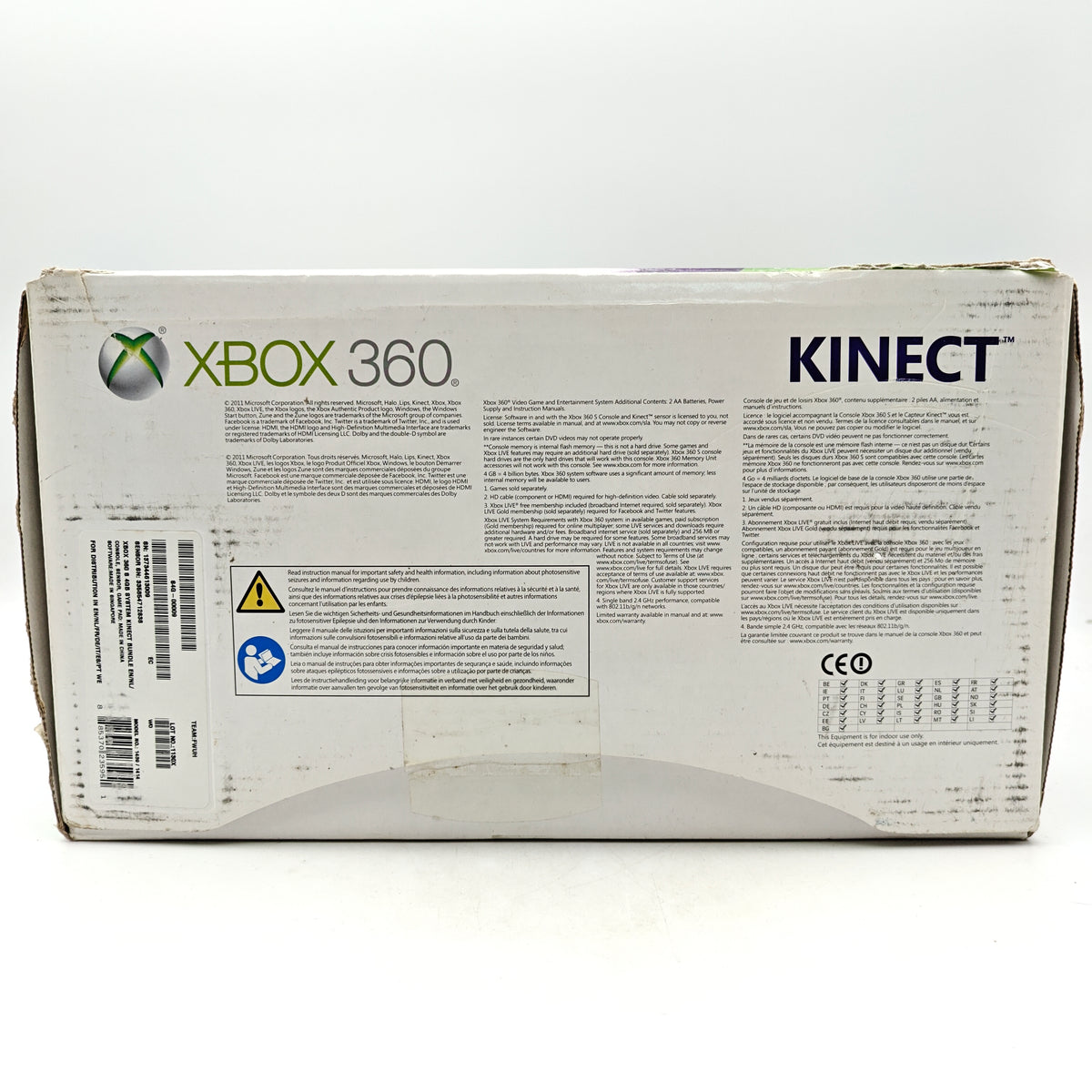 XBOX 360 PACK KINECT 4 GB