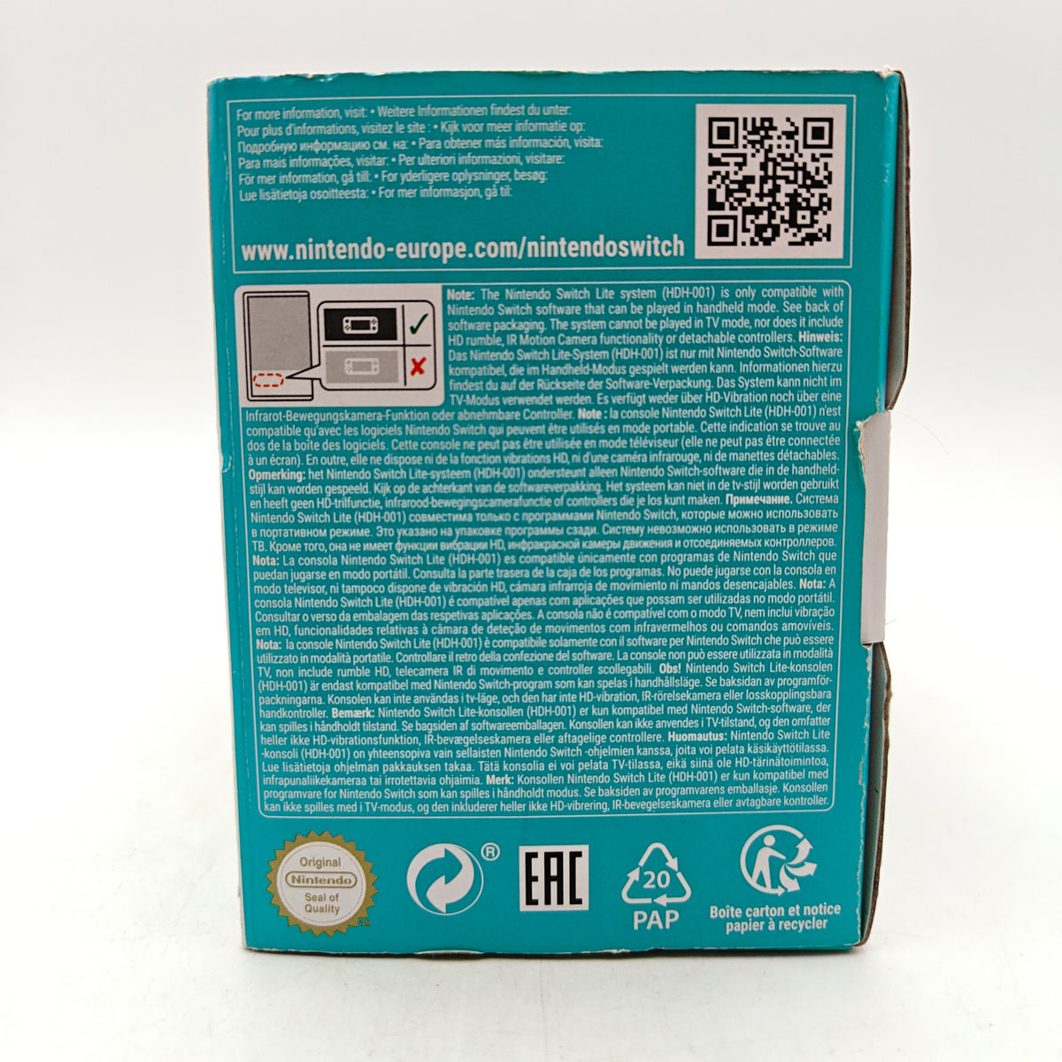 NINTENDO SWITCH LITE CYAN