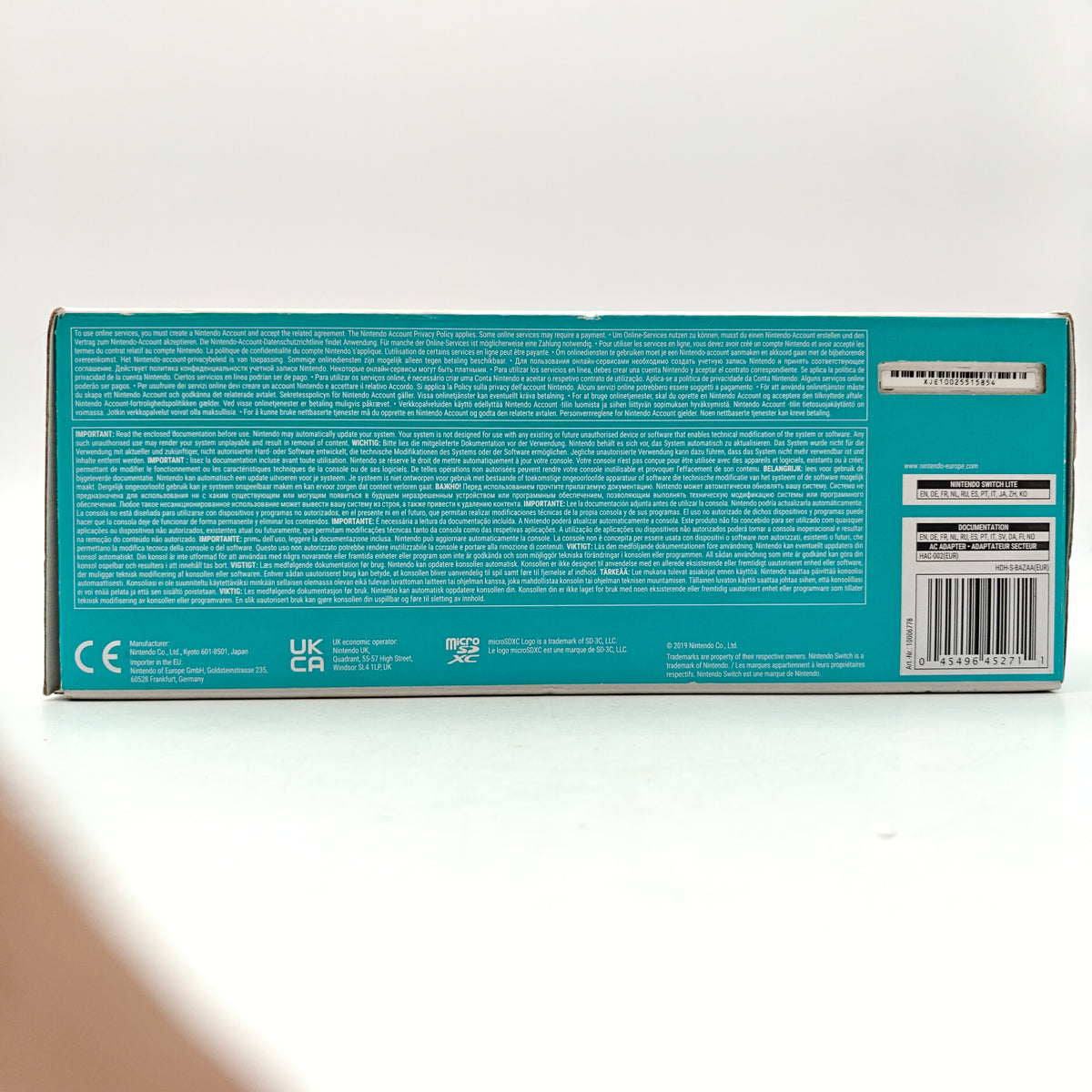 NINTENDO SWITCH LITE CYAN