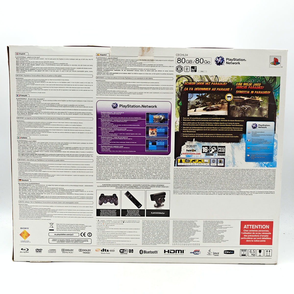 PLAYSTATION 3 80 GB – MOTORSTORM PACIFIC RIFT