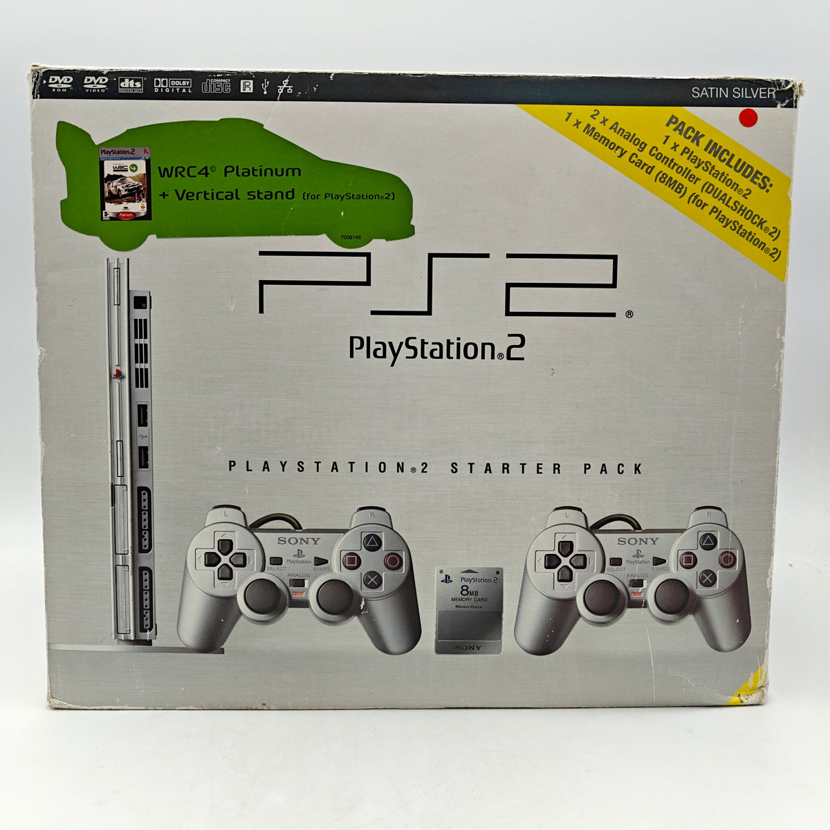 PLAYSTATION 2 STARTER PACK WRC4 PLATINUM