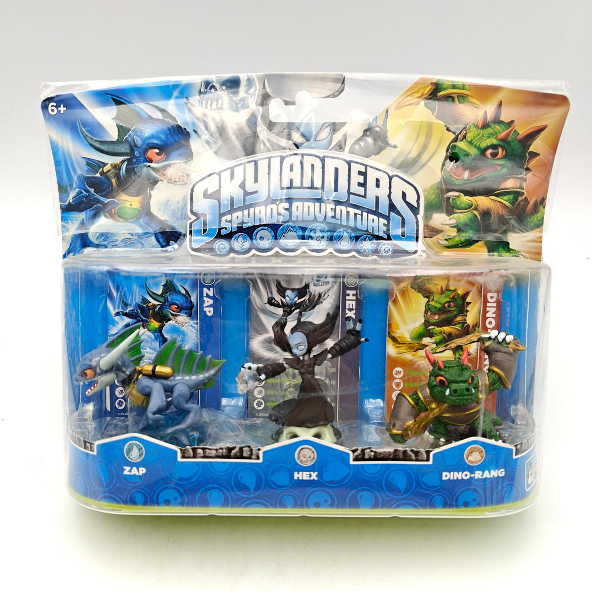 SKYLANDERS SPYRO'S ADVENTURE – TRIPLE PACK – ZAP / HEX / DINO-RANG