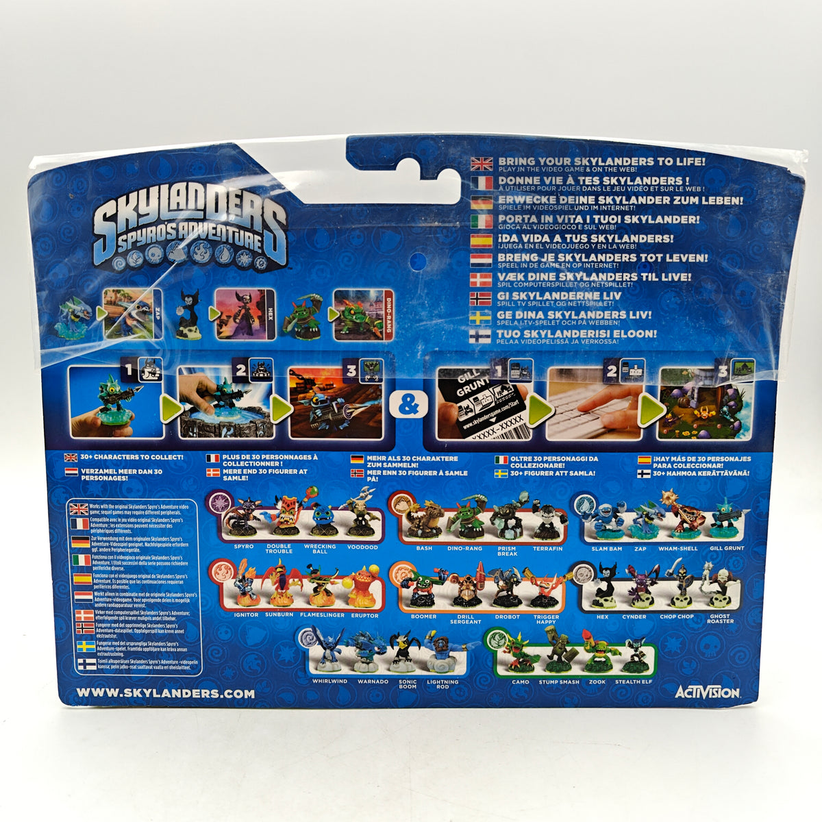 SKYLANDERS SPYRO'S ADVENTURE – TRIPLE PACK – ZAP / HEX / DINO-RANG