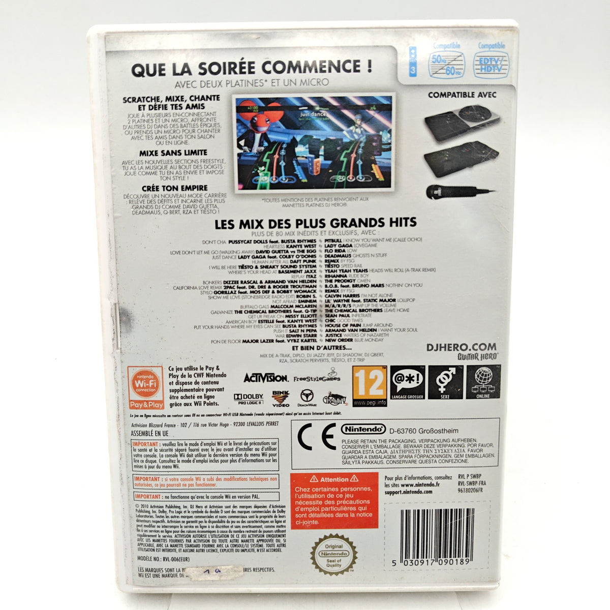 DJ HERO 2 - NINTENDO WII