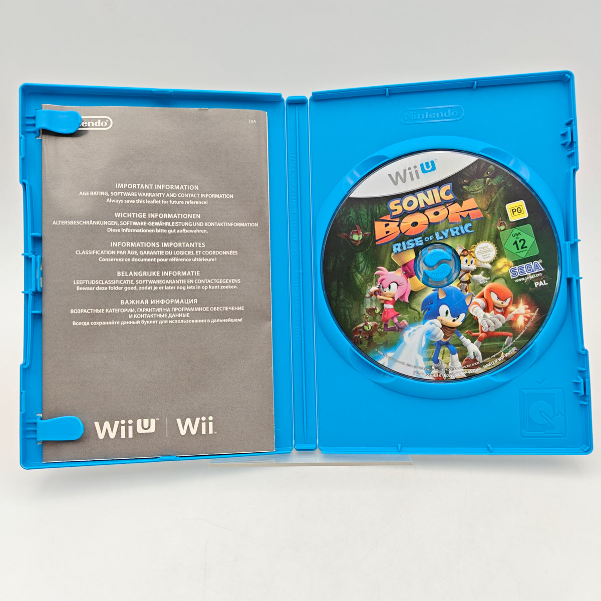 SONIC BOOM : L’ASCENSION DE LYRIC - NINTENDO WII U