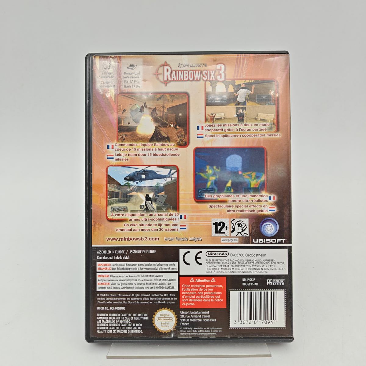 TOM CLANCY’S RAINBOW SIX 3 - GAMECUBE