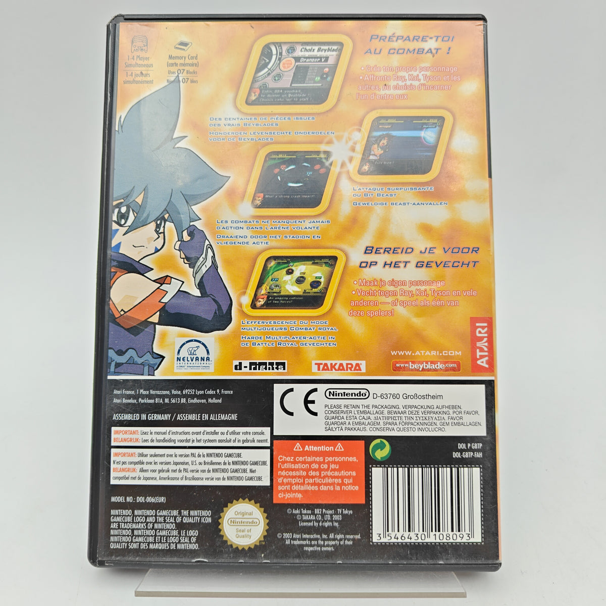BEYBLADE VFORCE: SUPER TOURNAMENT BATTLE - GAMECUBE