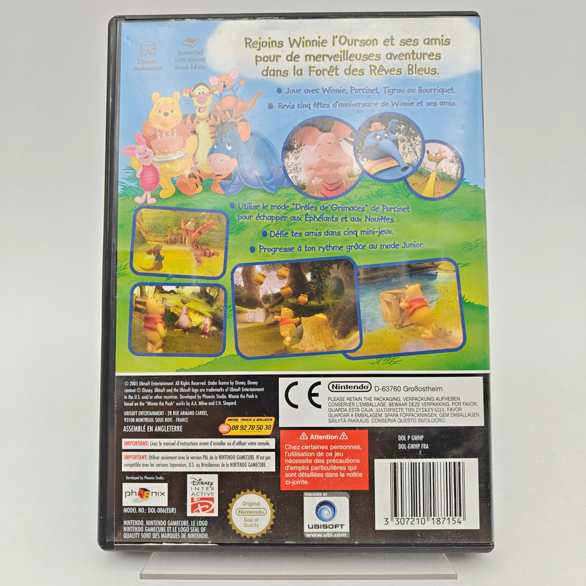 WINNIE L’OURSON : À LA RECHERCHE DES SOUVENIRS OUBLIÉS - GAMECUBE
