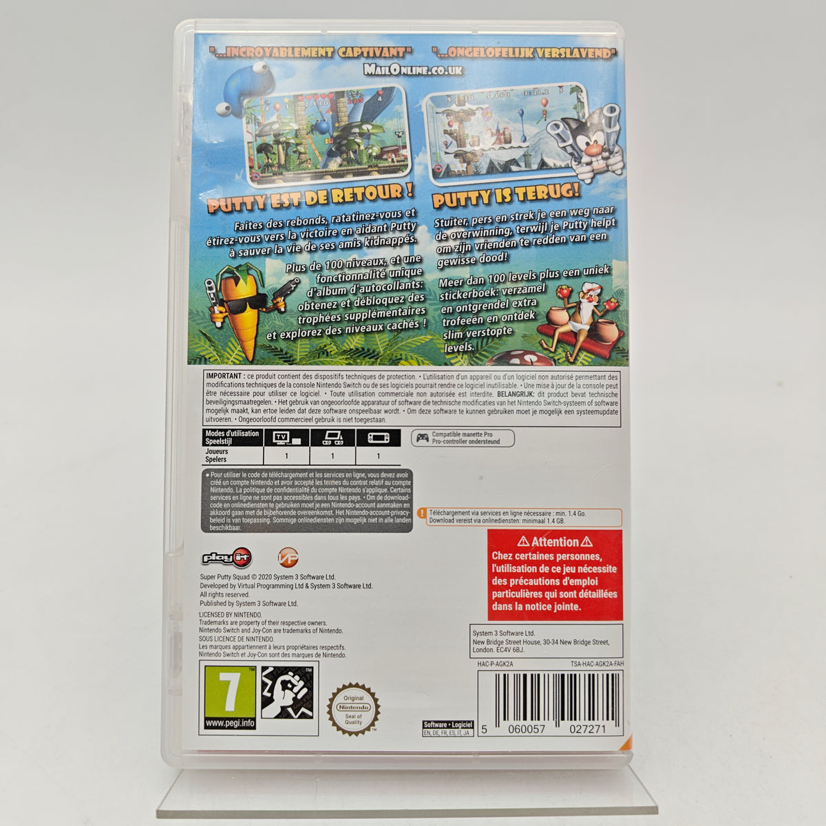 SUPER PUTTY SQUAD - NINTENDO SWITCH