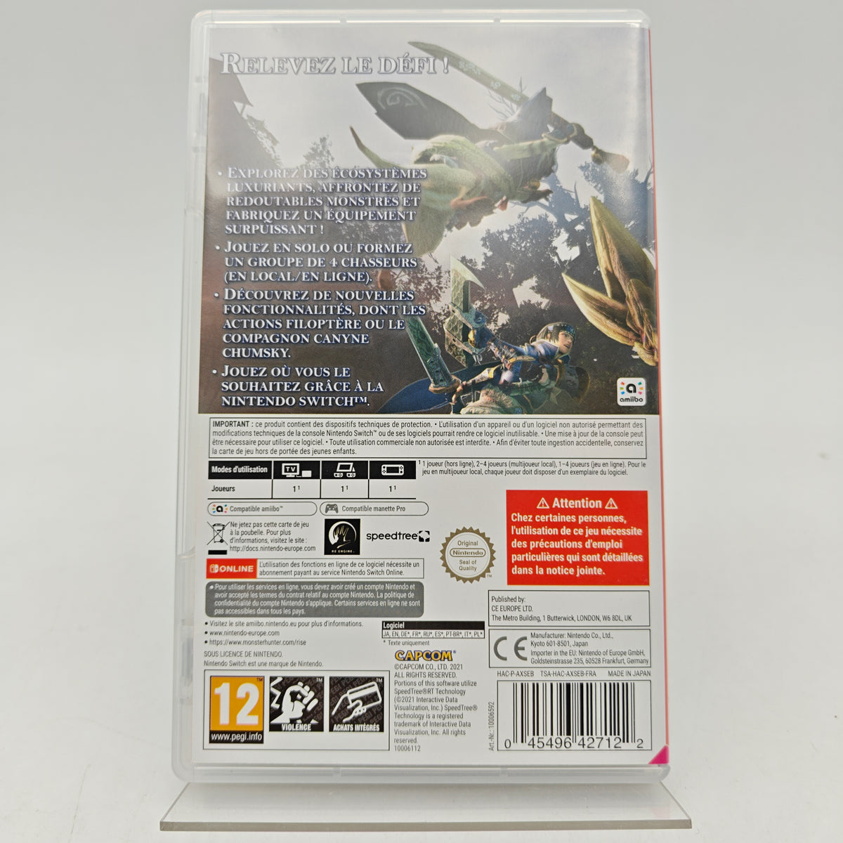 MONSTER HUNTER RISE - NINTENDO SWITCH