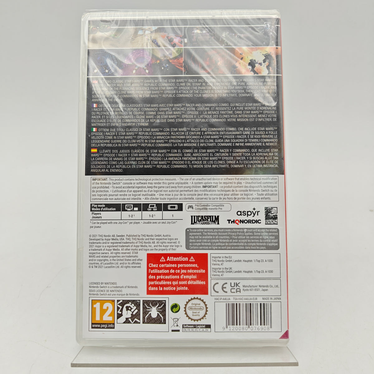 STAR WARS: RACER AND COMMANDO COMBO - NINTENDO SWITCH