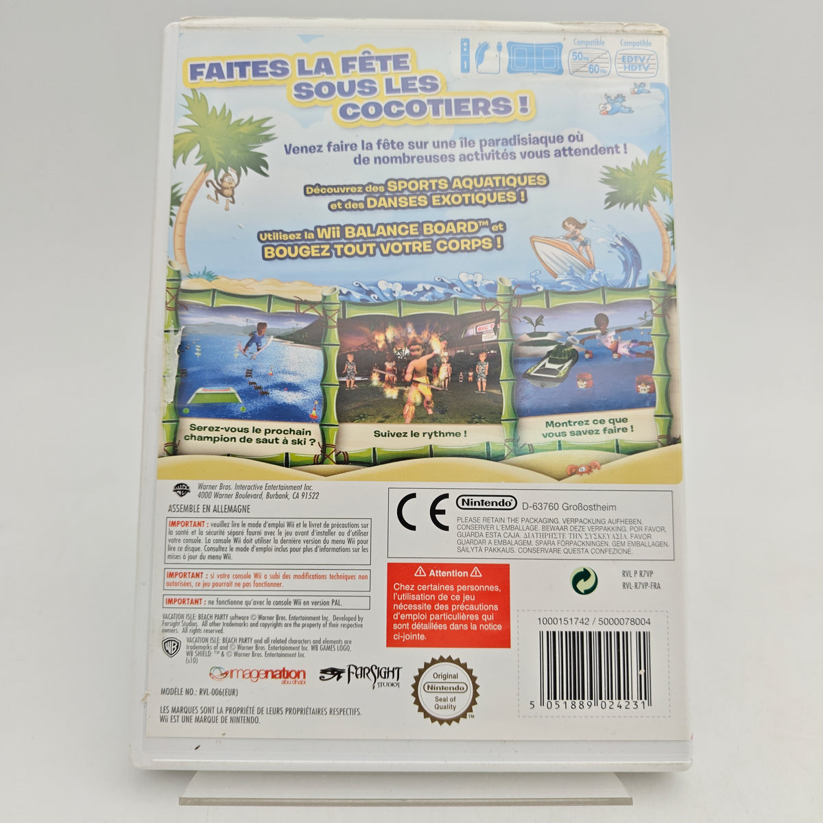 VACATION ISLE: BEACH PARTY - NINTENDO WII