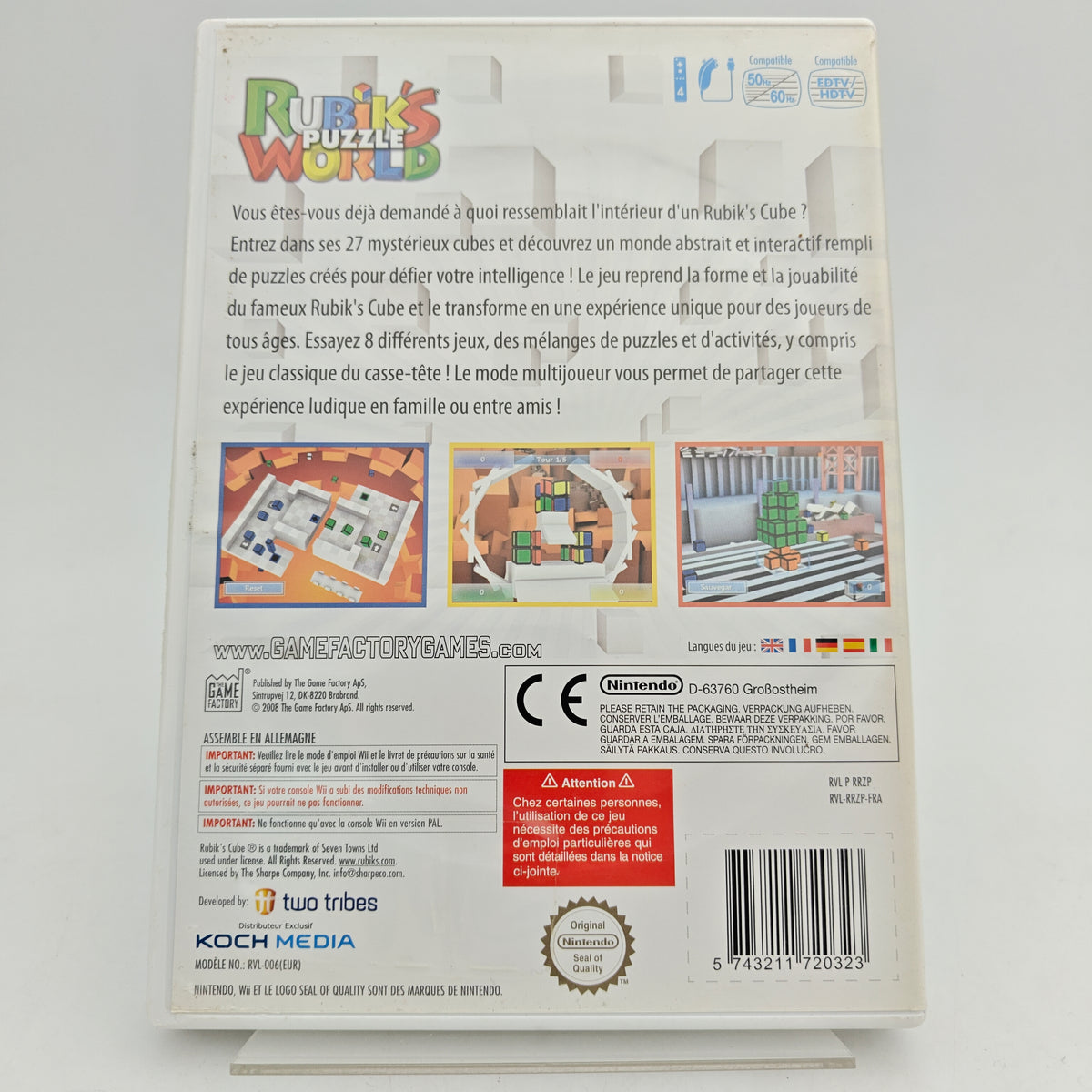 RUBIK'S PUZZLE WORLD - NINTENDO WII