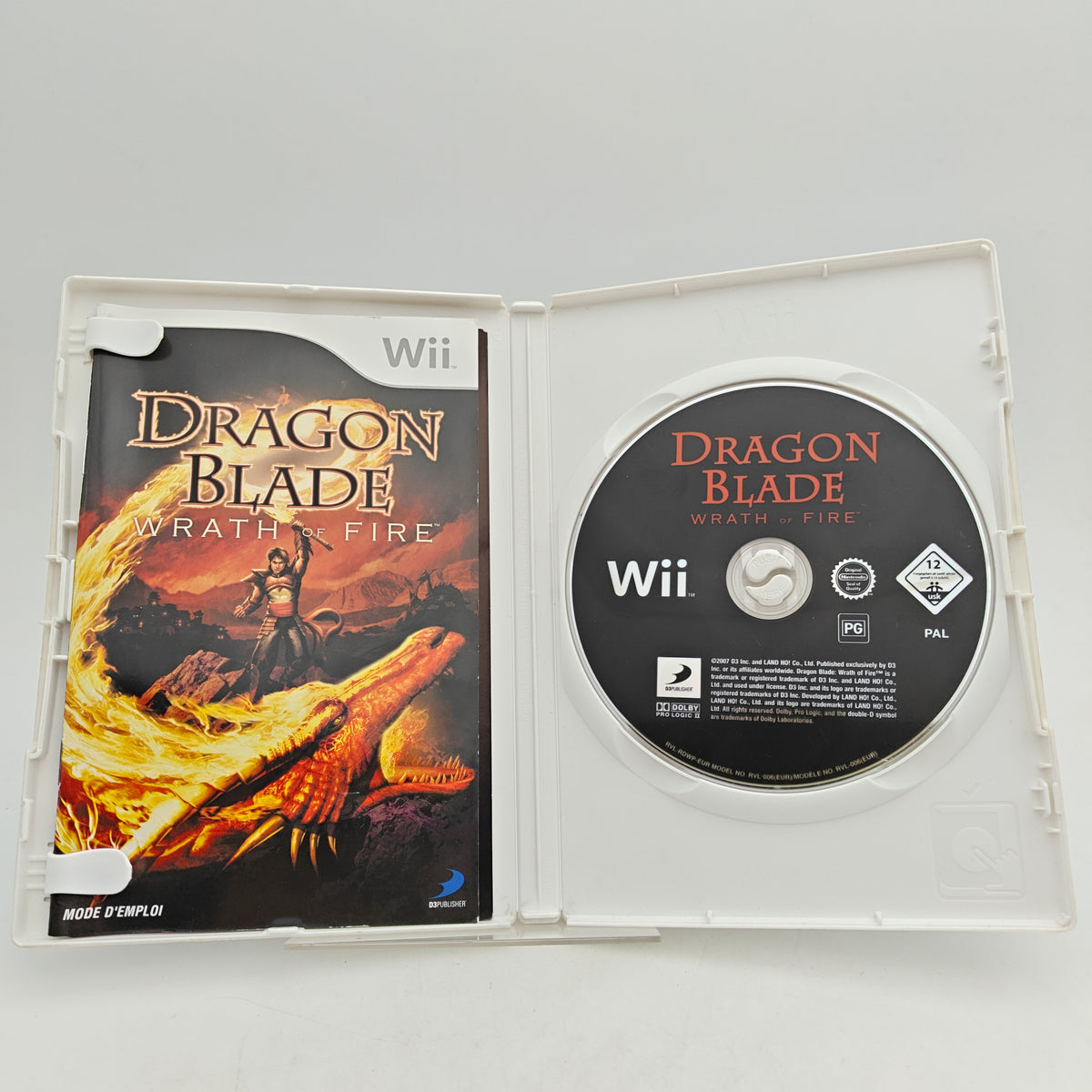 DRAGON BLADE: WRATH OF FIRE - NINTENDO WII