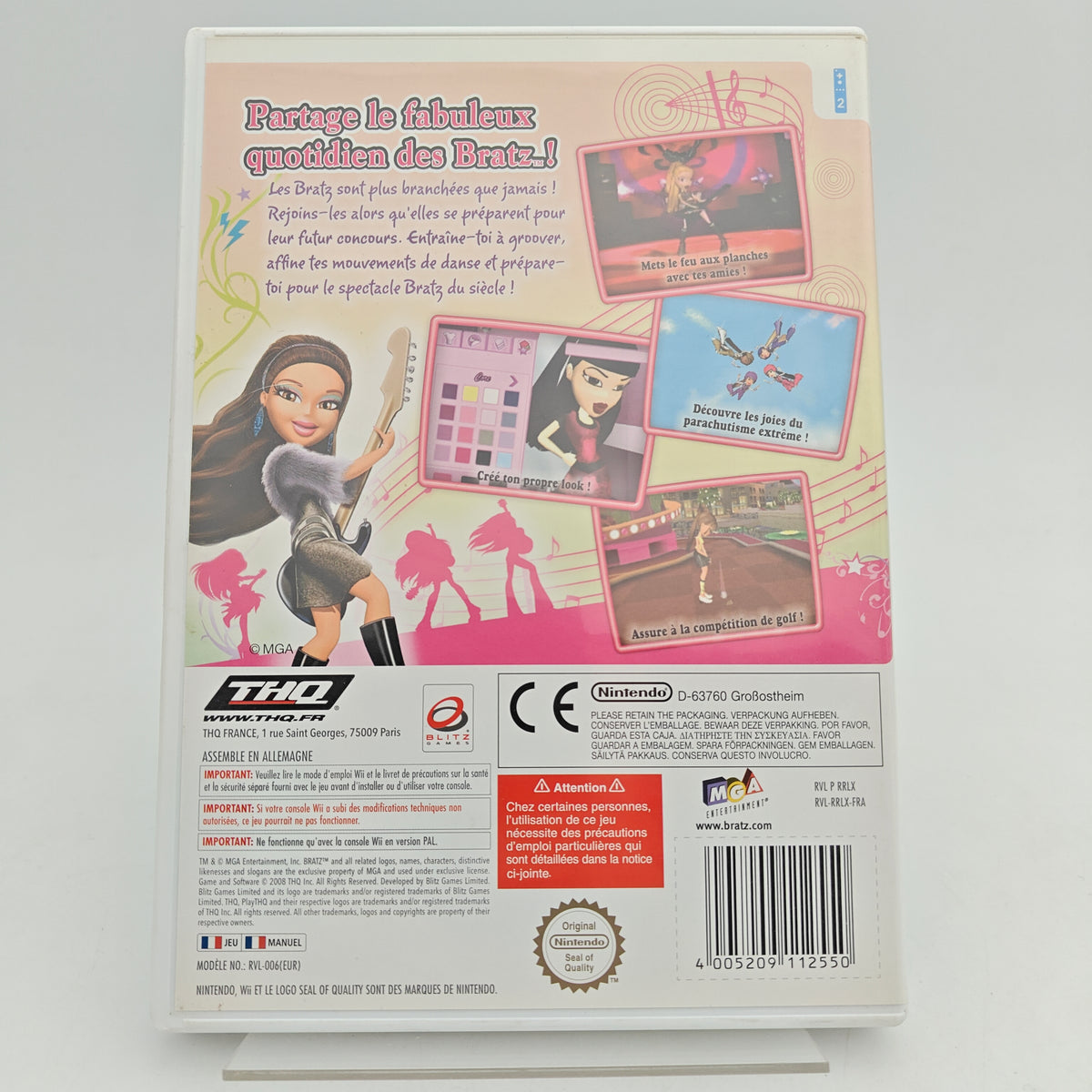 BRATZ: GIRLZ REALLY ROCK - NINTENDO WII