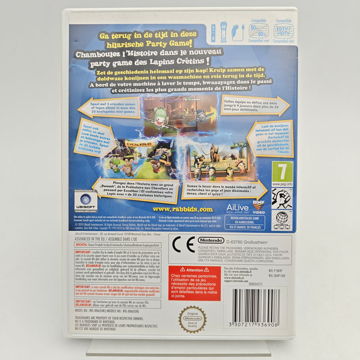 RAVING RABBIDS: TRAVEL IN TIME - NINTENDO WII