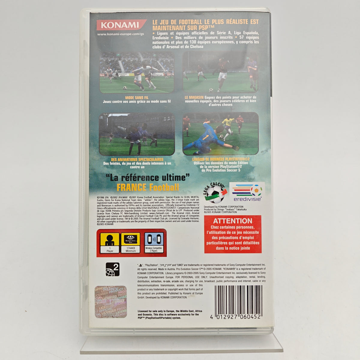 PRO EVOLUTION SOCCER 5 - PLAYSTATION PORTABLE