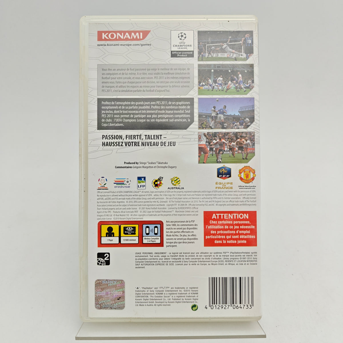 PRO EVOLUTION SOCCER 2011 - PLAYSTATION PORTABLE
