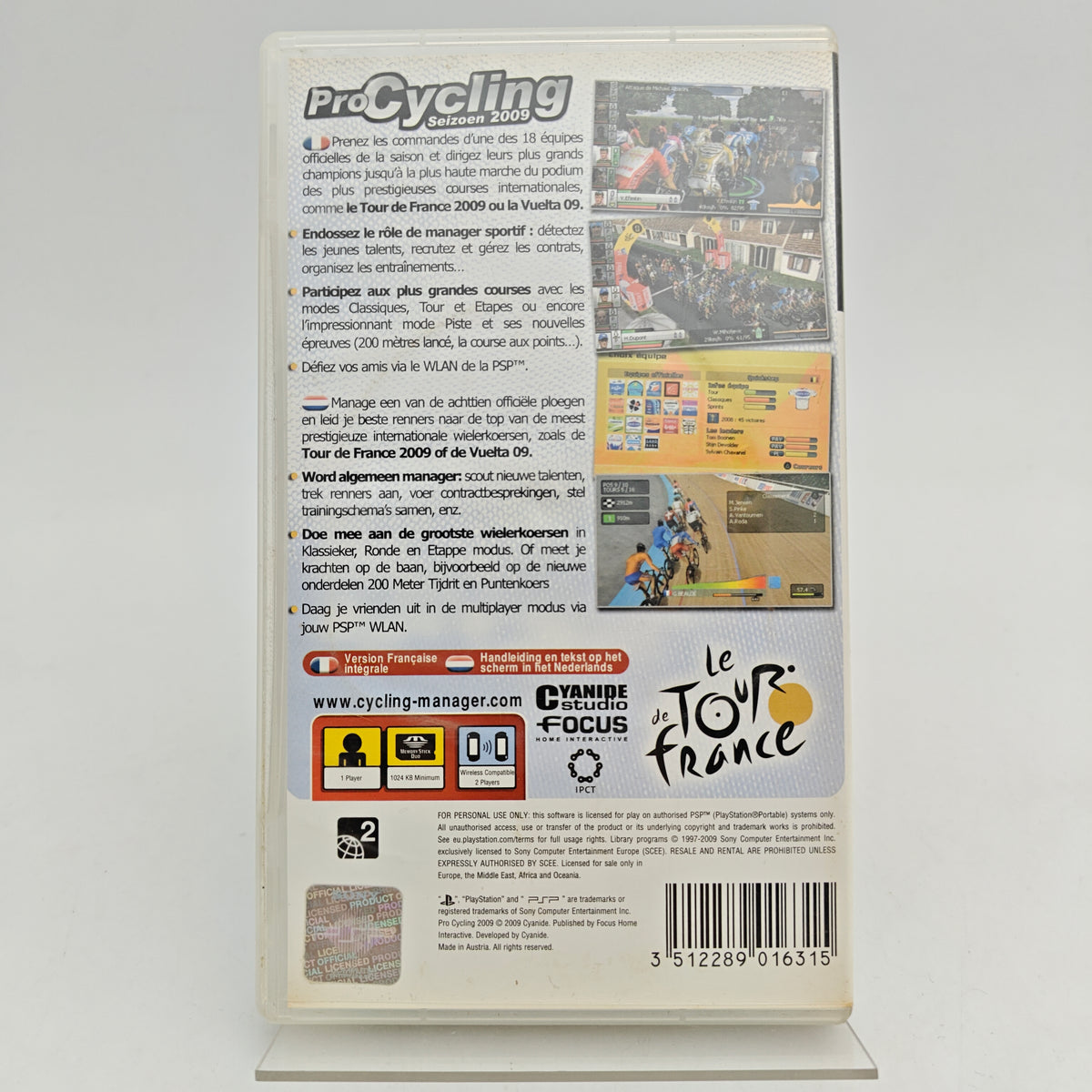 PRO CYCLING 2009 – TOUR DE FRANCE - PLAYSTATION PORTABLE
