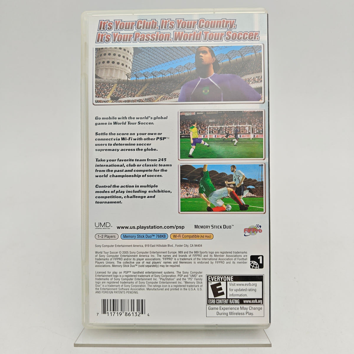 WORLD TOUR SOCCER - PLAYSTATION PORTABLE