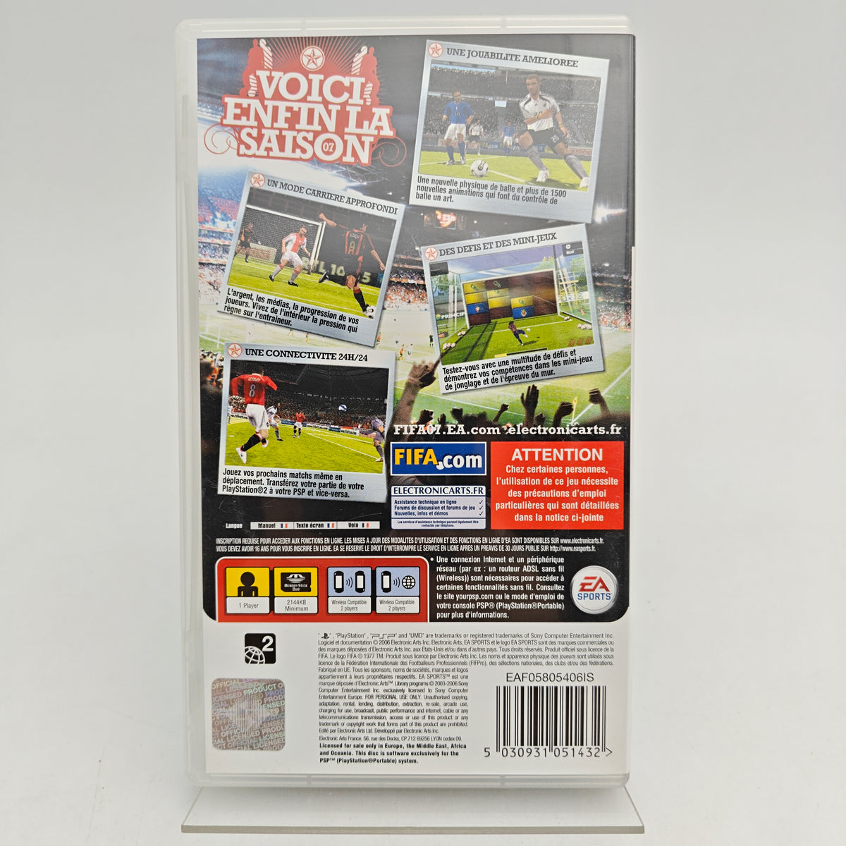 FIFA 07 - PLAYSTATION PORTABLE
