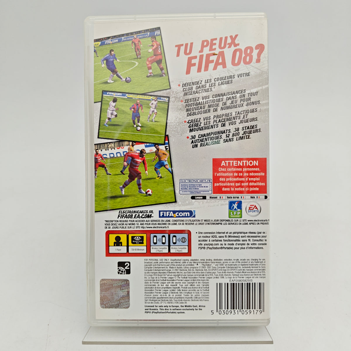 FIFA 08 - PLAYSTATION PORTABLE